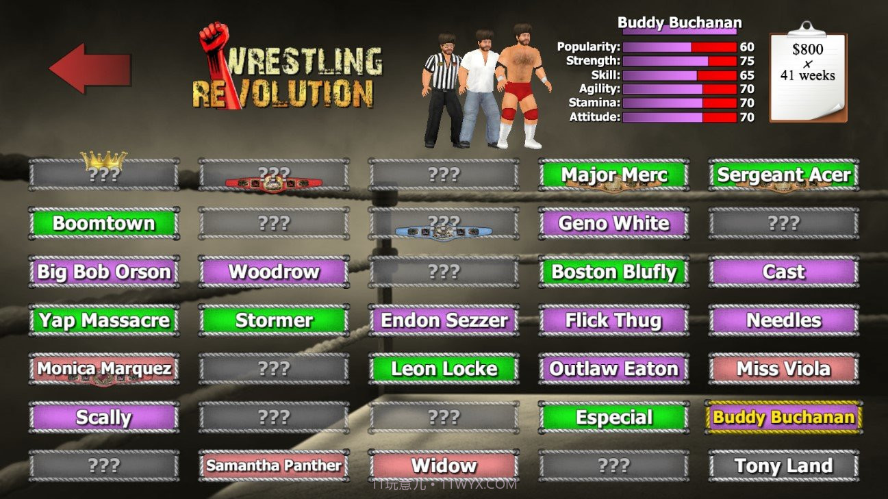 摔跤帝国完整版最高版本截图3 摔跤帝国完整版最高版本截图3