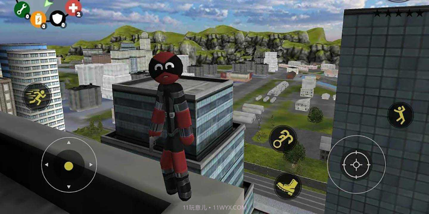 火柴人绳索英雄无敌版截图3 火柴人绳索英雄无敌版截图3