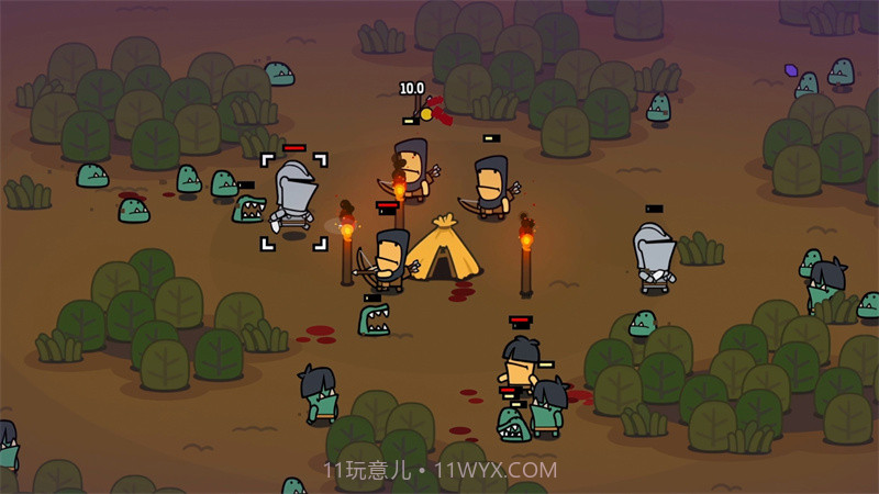 僵尸隆隆防御战截图1