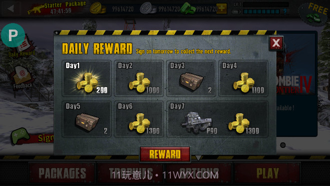 僵尸前线3内置功能菜单截图4