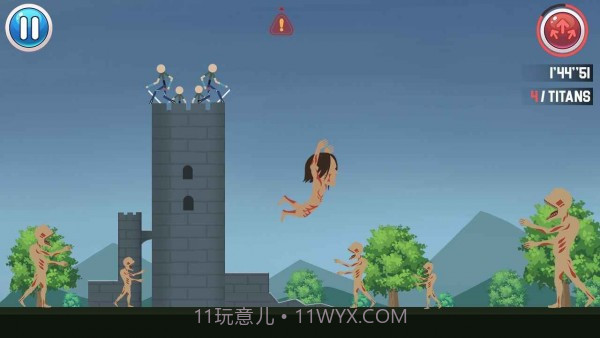 火柴人大战巨人截图1 火柴人大战巨人截图1