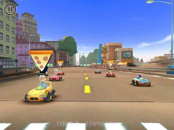 加菲猫卡丁车游戏截图1