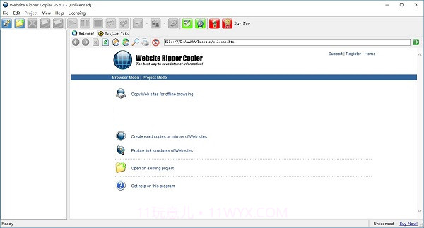 website ripper copier(离线浏览器)截图1
