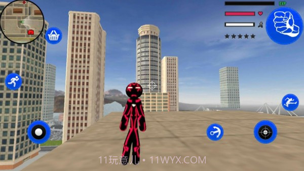 火柴人绳索红蜘蛛侠截图2