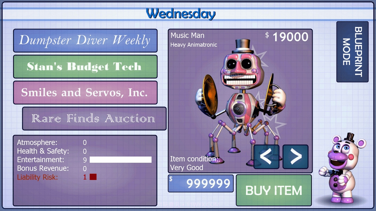 玩具熊午夜后宫6披萨模拟器截图2 玩具熊午夜后宫6披萨模拟器截图2