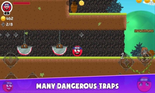 红色忍者球弹跳4截图1