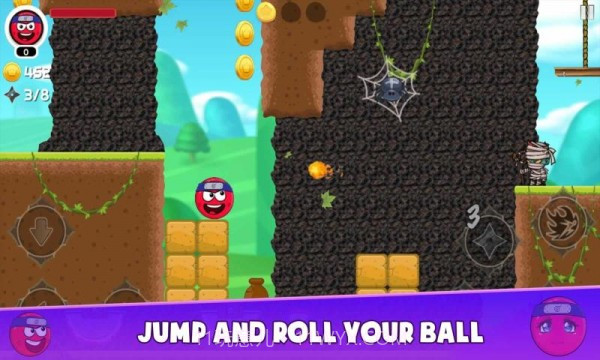 红色忍者球弹跳4截图5