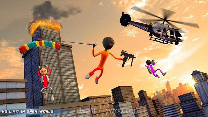 火柴人都市截图2