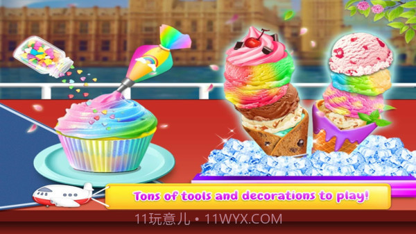 彩虹独角兽冰淇淋截图2