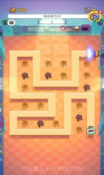 饼干人塔防截图1