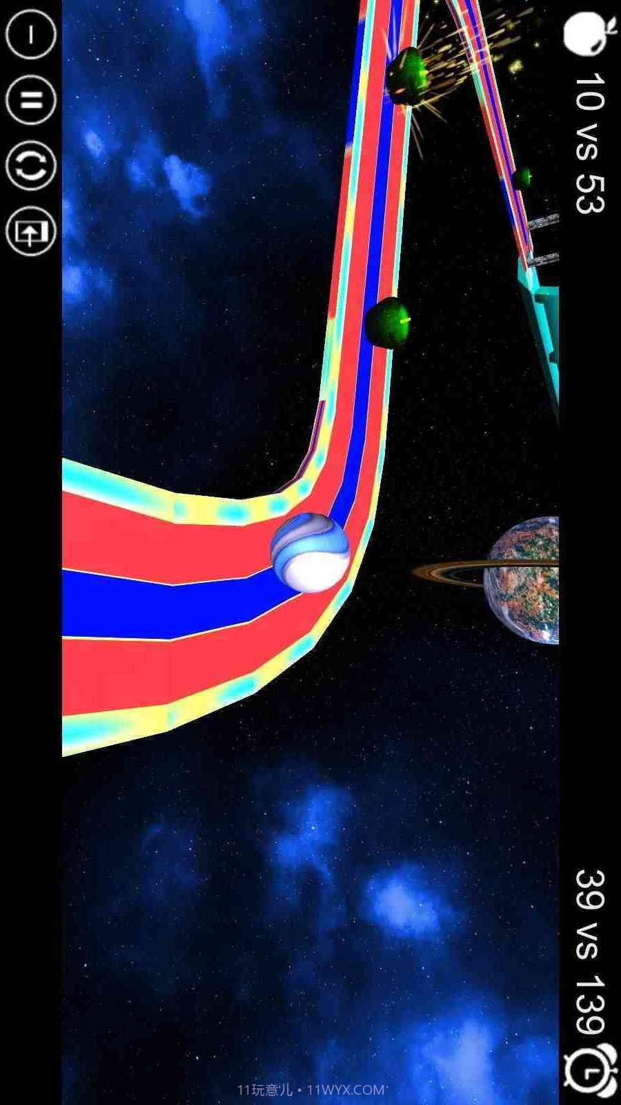 3D空间滚苹果截图5