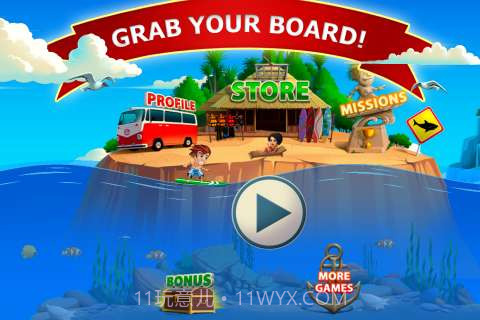冲浪万岁 Banzai Surfer Free截图1 冲浪万岁 Banzai Surfer Free截图1