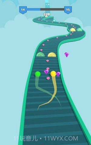 双球扭转跑酷截图1 双球扭转跑酷截图1