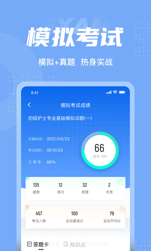 初级护士考试聚题库截图4