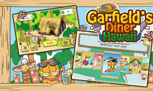 加菲猫餐厅夏威夷版截图2 加菲猫餐厅夏威夷版截图2