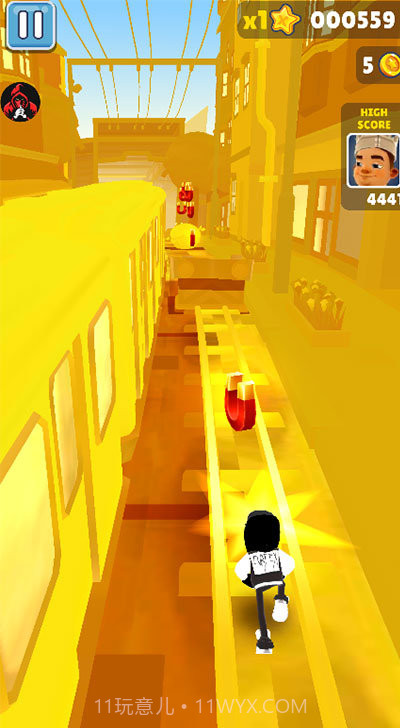 地铁跑酷磁铁金币版截图2 地铁跑酷磁铁金币版截图2