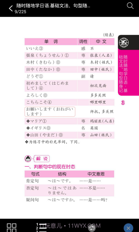 日语基础文法与句型截图3 日语基础文法与句型截图3