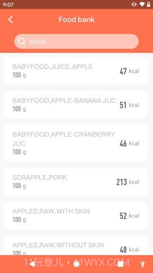 食物秤截图3 食物秤截图3