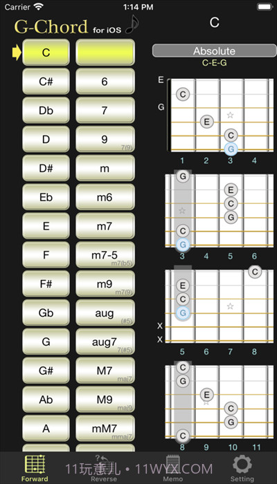 GChord吉他和弦截图3 GChord吉他和弦截图3