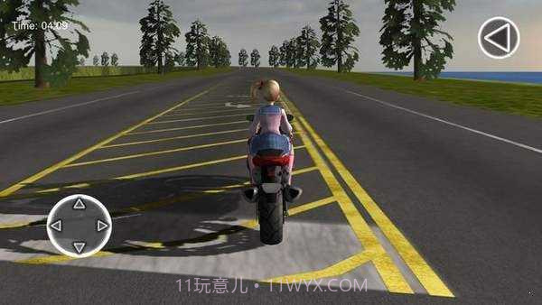 摩托车的女孩截图1