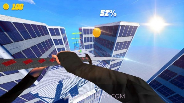 屋顶忍者跑截图1