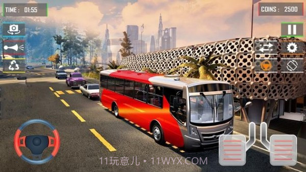 越野上坡公共汽车模拟器截图2 越野上坡公共汽车模拟器截图2
