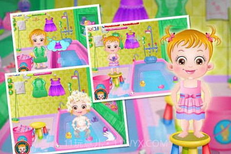 可爱宝贝浴室清洁截图1