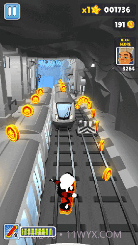 地铁跑酷黑白摩洛哥截图4 地铁跑酷黑白摩洛哥截图4