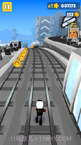 地铁跑酷黑白摩洛哥截图3 地铁跑酷黑白摩洛哥截图3
