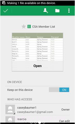 Google表格:Google Sheets截图3 Google表格:Google Sheets截图3