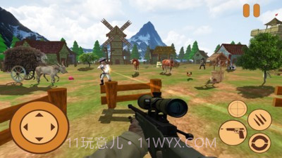迷你牛仔狙击兵3D截图1 迷你牛仔狙击兵3D截图1