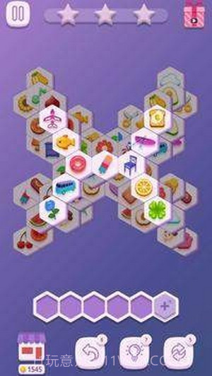瓷砖六边形配对截图1