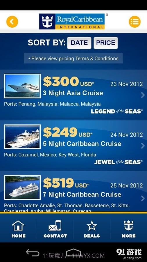 Royal Caribbean International截图2 Royal Caribbean International截图2