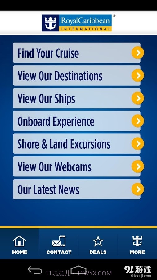 Royal Caribbean International截图1 Royal Caribbean International截图1