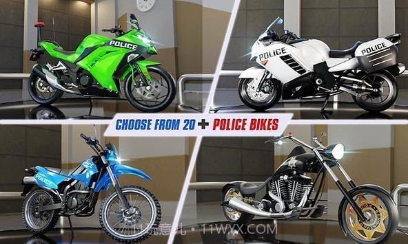 警察摩托公路赛车截图2 警察摩托公路赛车截图2