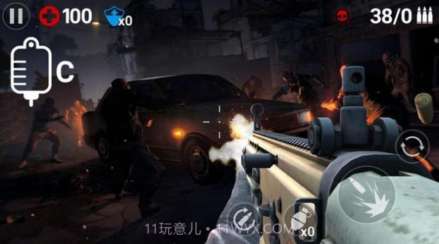 枪机射击僵尸截图2