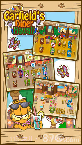 加菲猫餐厅夏威夷篇官方正版截图2