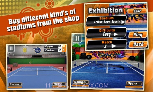 3D网球 Tennis Pro 3D截图1 3D网球 Tennis Pro 3D截图1