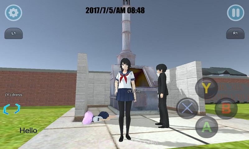 高校女生模拟器官网版截图2