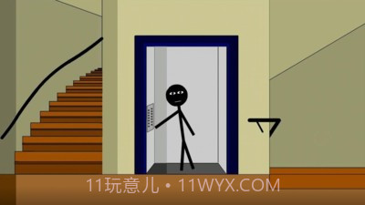 火柴人电梯逃生截图1