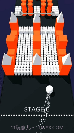 彩色躲避球球3D截图3