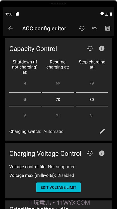 AccA(充电自定义控制)截图3