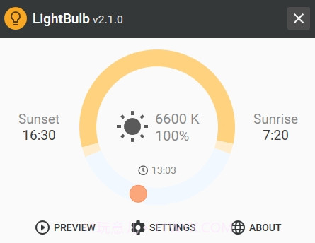 LightBulb屏幕色温自动调节截图1