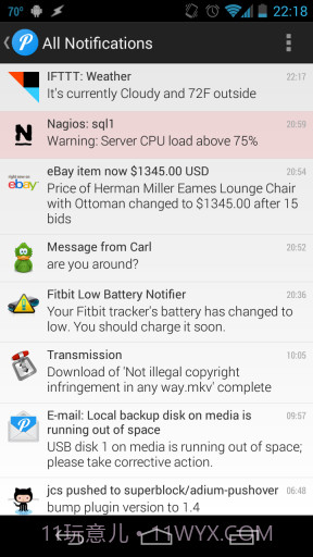 推送通知 Pushover截图1 推送通知 Pushover截图1