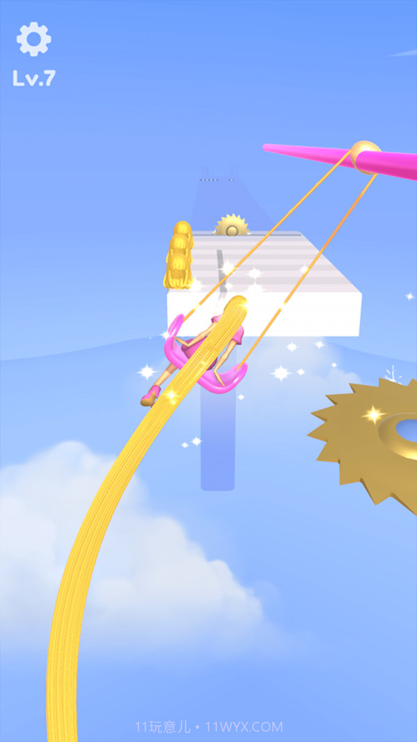 长发我最美跑酷截图2