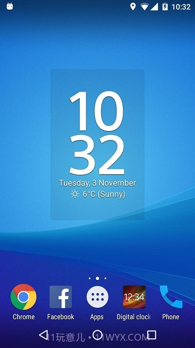Xperia数字时钟(Digital clock Xperia)截图2 Xperia数字时钟(Digital clock Xperia)截图2