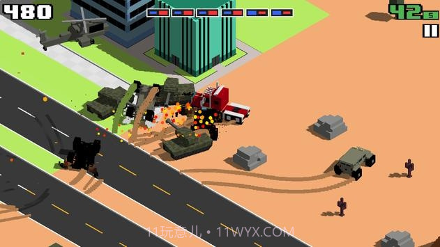 像素公路狂飙之玩命速递手机版截图1