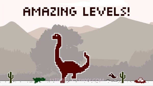 跳跃小恐龙小游戏截图1