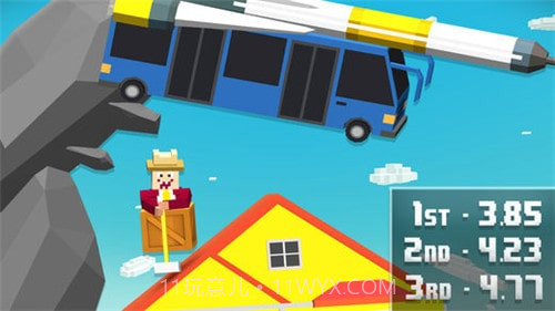 方块人铁锤攀岩截图2