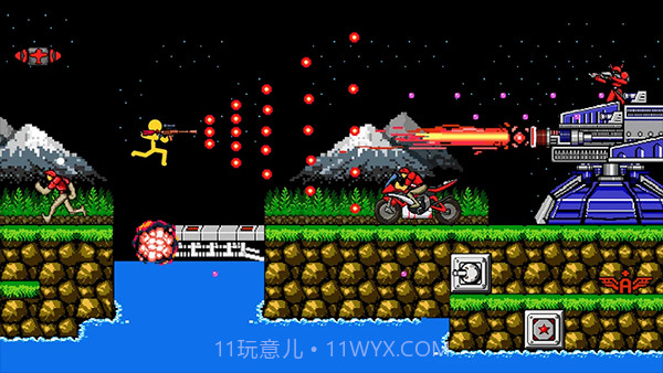 火柴人vs像素战斗截图1
